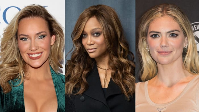 Paige Spiranac, Tyra Banks and Kate Upton